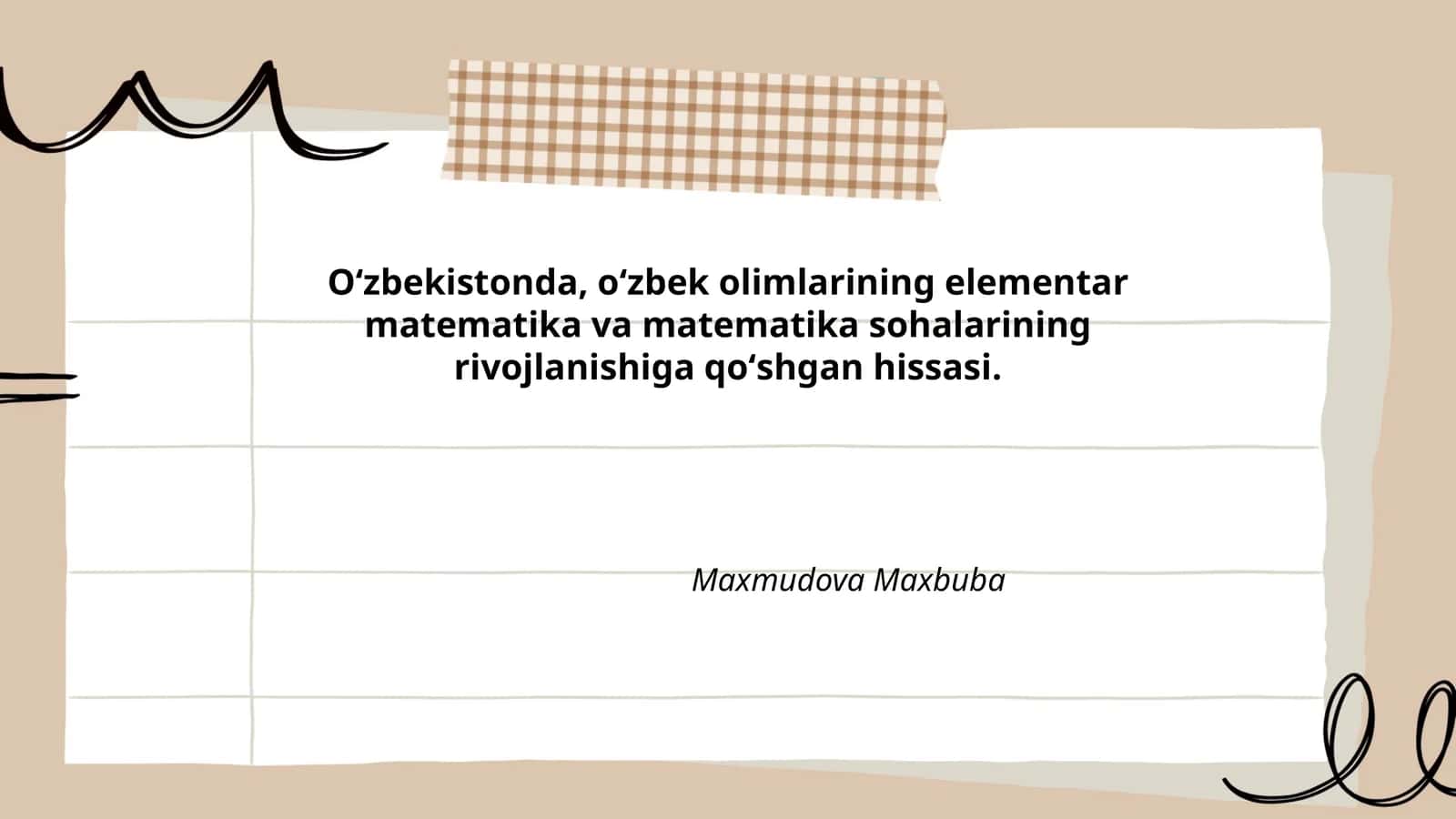 Matematik sohalari rivojlanishi