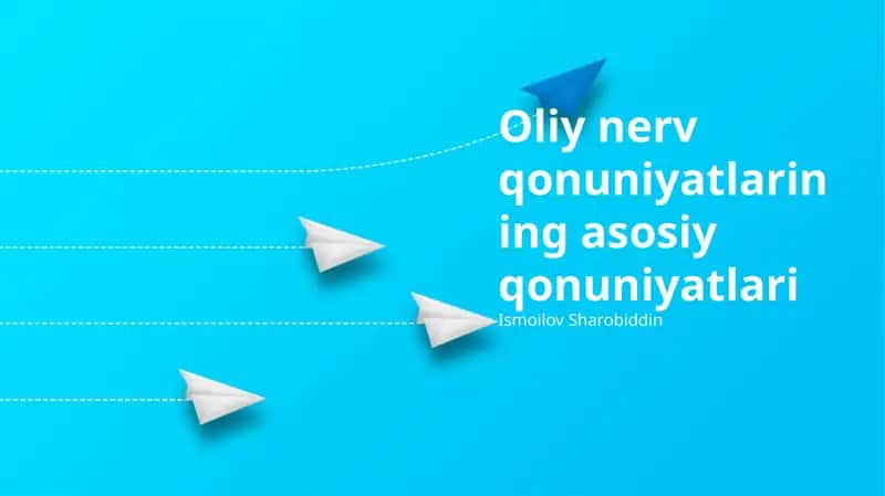 Oliy nerv qonuniyatlarining asosiy qonuniyatlari