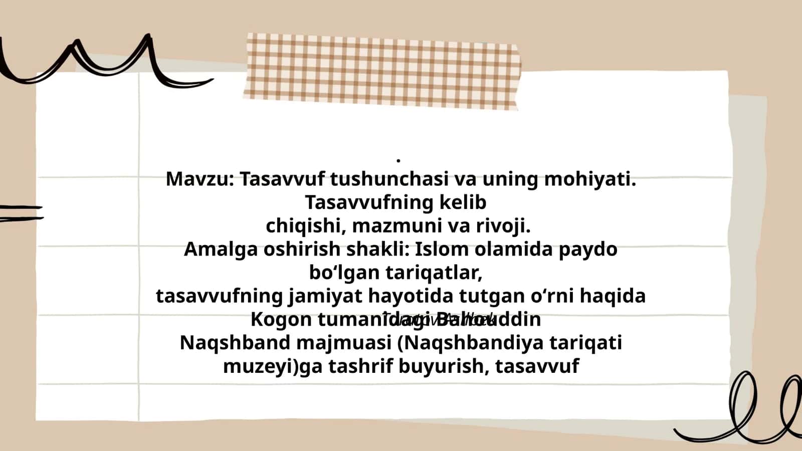 Bahouddin Naqshband majmuasi (Naqshbandiya tariqati muzeyi)
