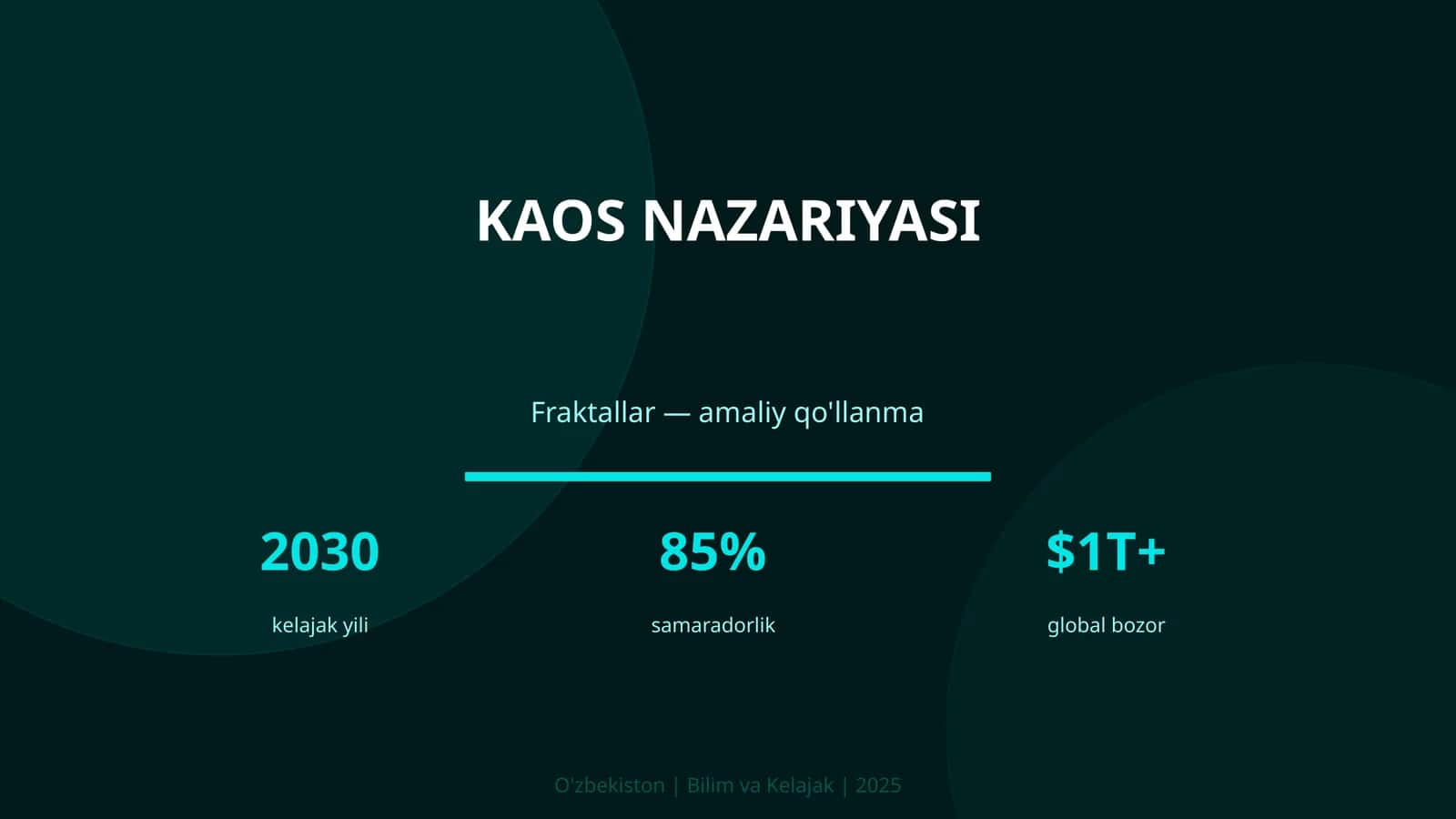 KAOS NAZARIYASI