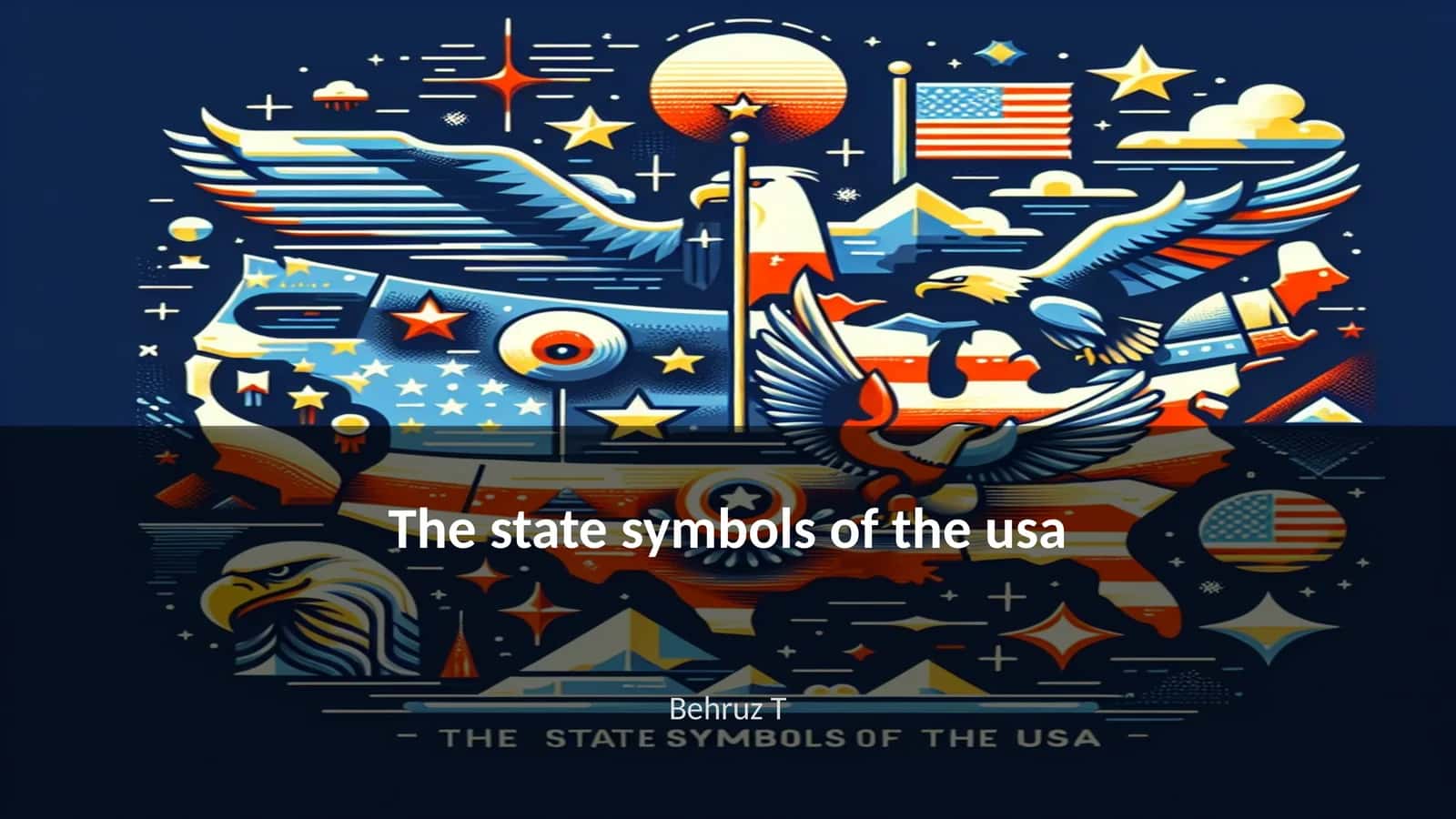 The state symbols of the usa