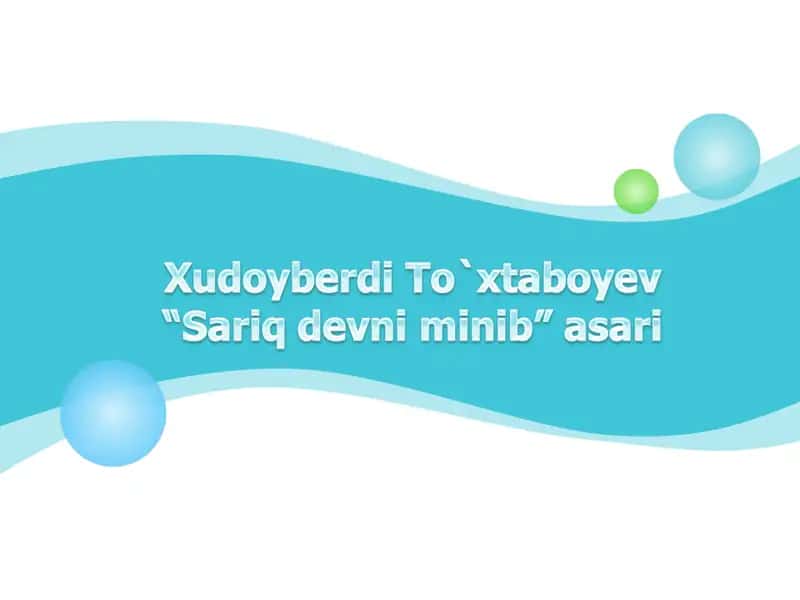O`zbek bolalar adabiyoti
