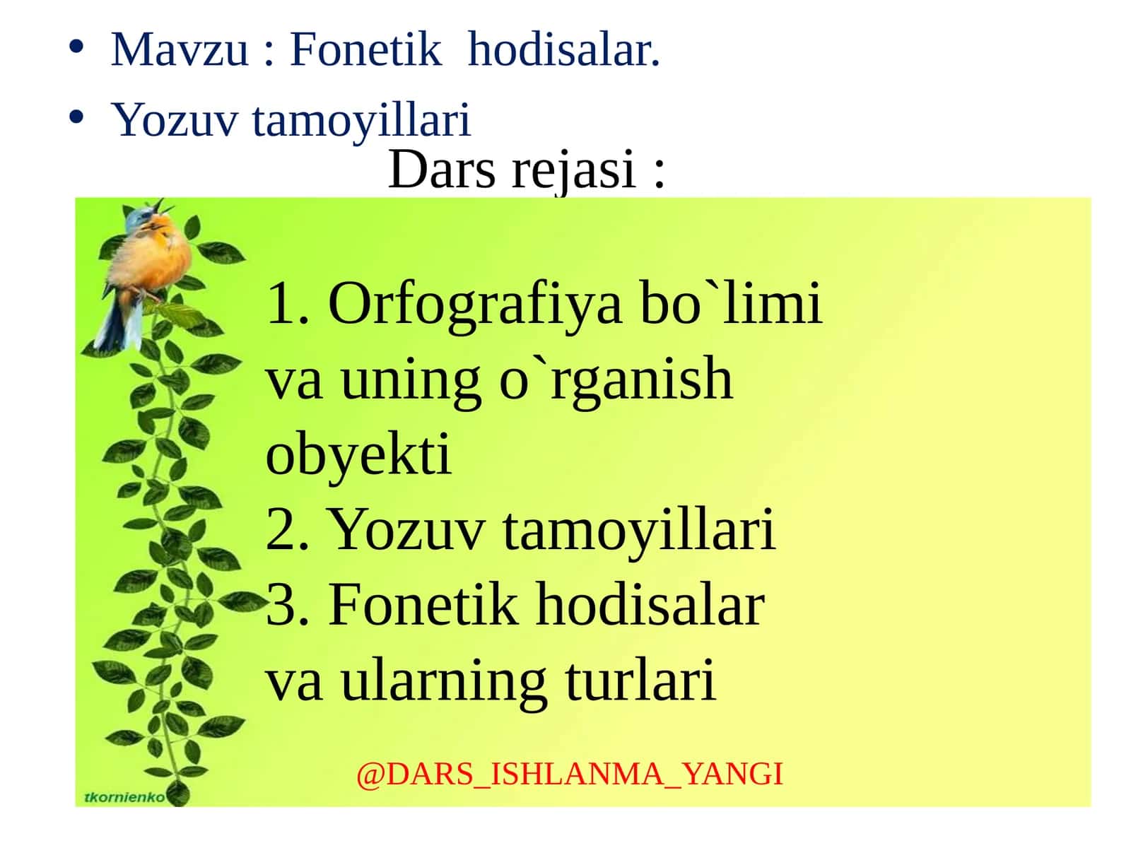 Fonetik hodisalar