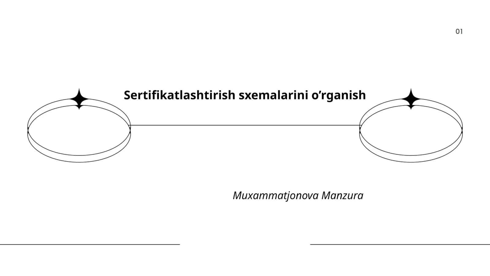 Sertifikatlashtirish sxemalarini o’rganish