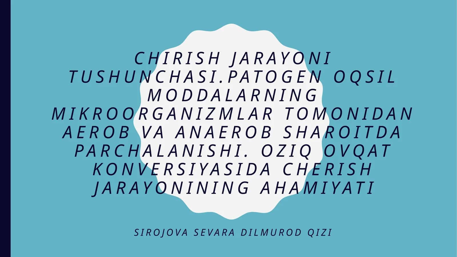 Chirishjarayonitushunchasi