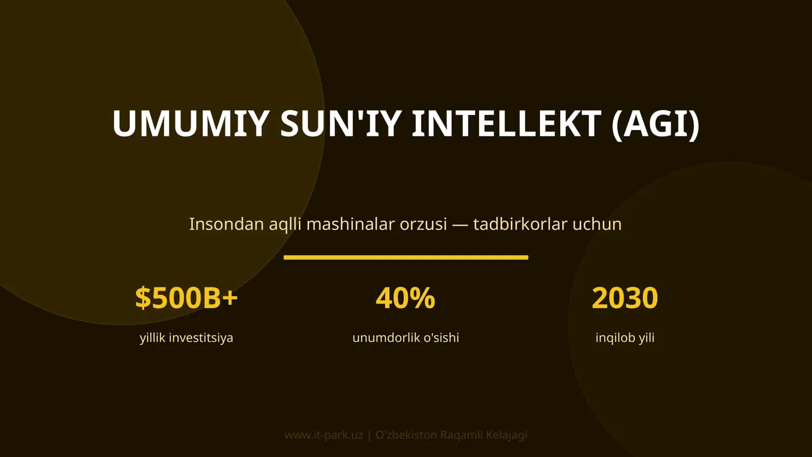 UMUMIY SUN'IY INTELLEKT (AGI)