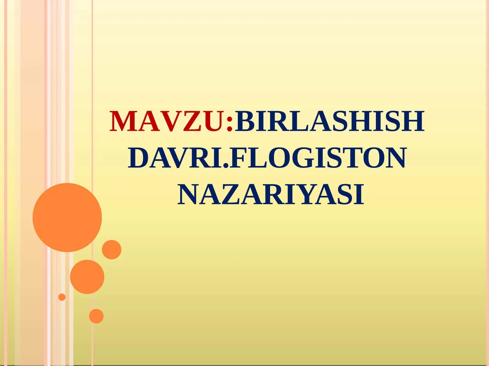 Flogiston nazariyasi