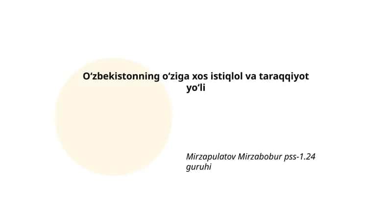 Mustaqillikning e'lon qilinishi