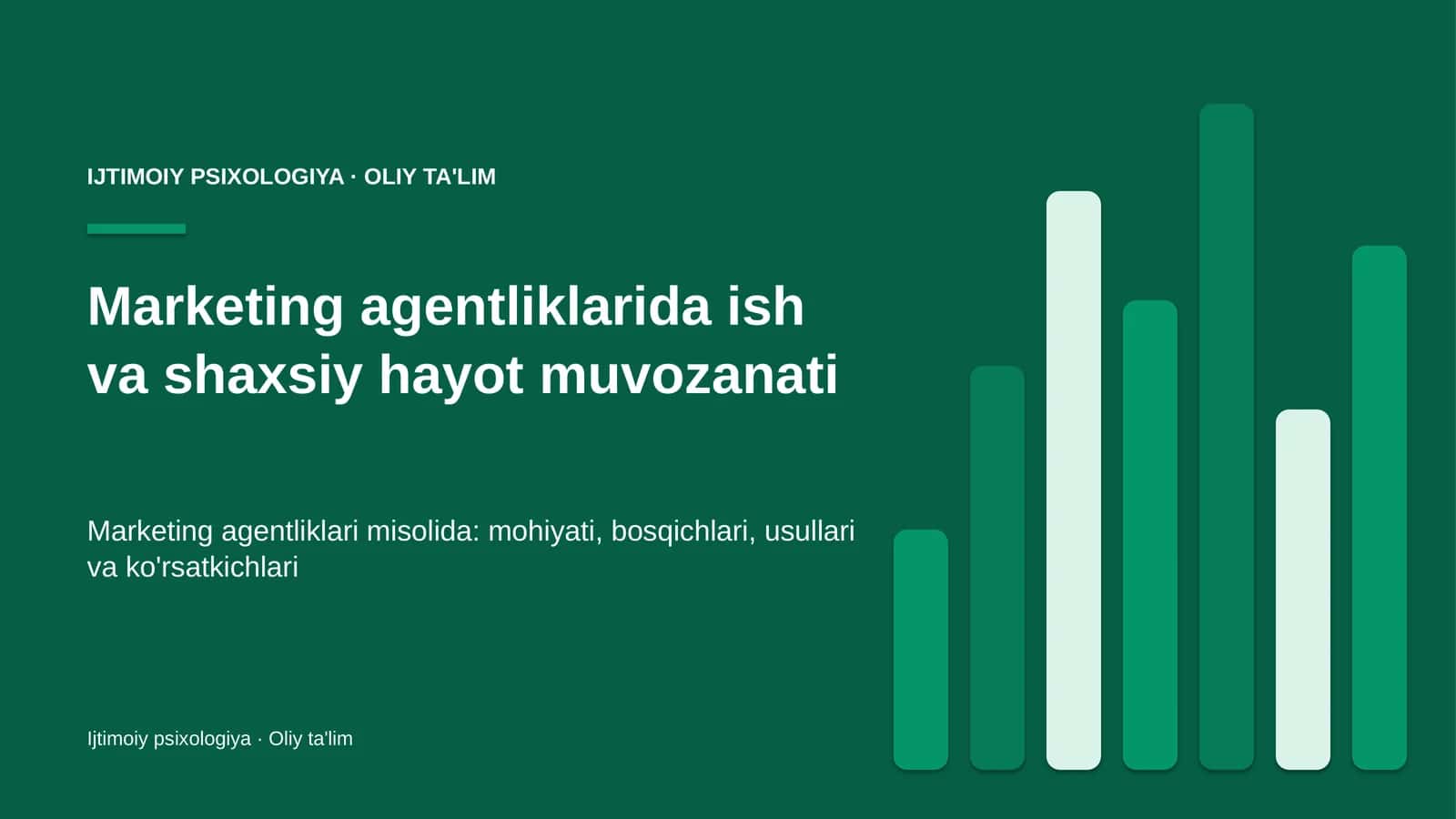 marketing agentliklarida ish va shaxsiy hayot muvozanati 2510