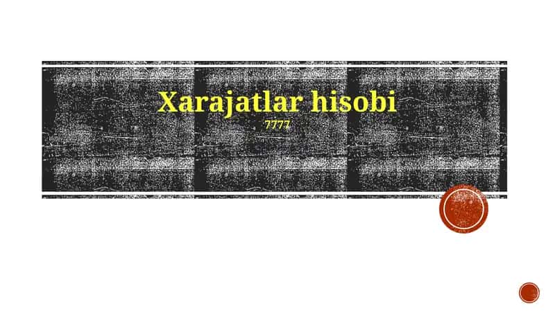Xarajatlar hisobi