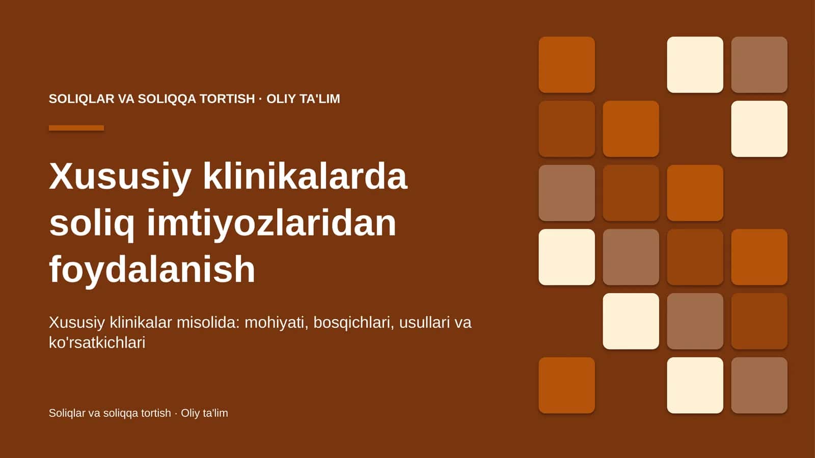 xususiy klinikalarda soliq imtiyozlaridan foydalanish 5733
