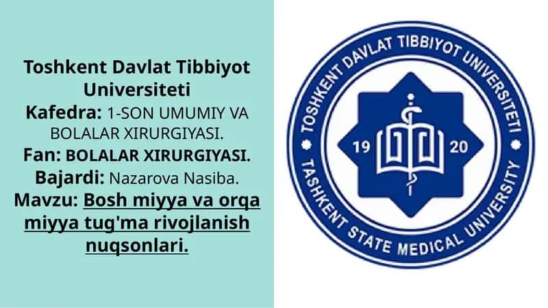 BOLALAR XIRURGIYASI