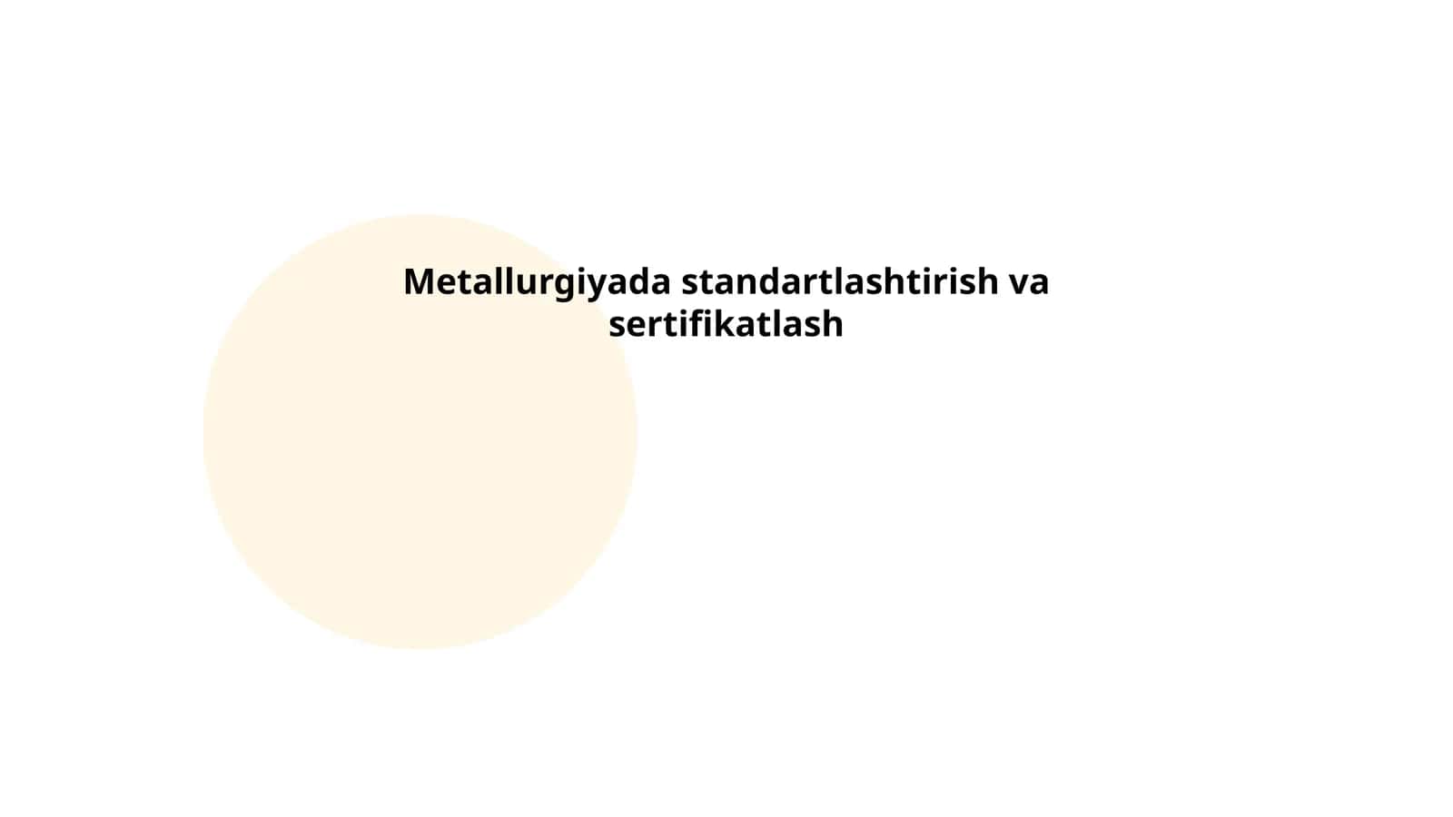Metallurgiyada sifat menejmenti tizimlari