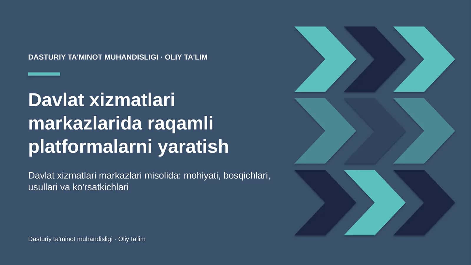 Davlat xizmatlari markazlarida raqamli platformalarni yaratish