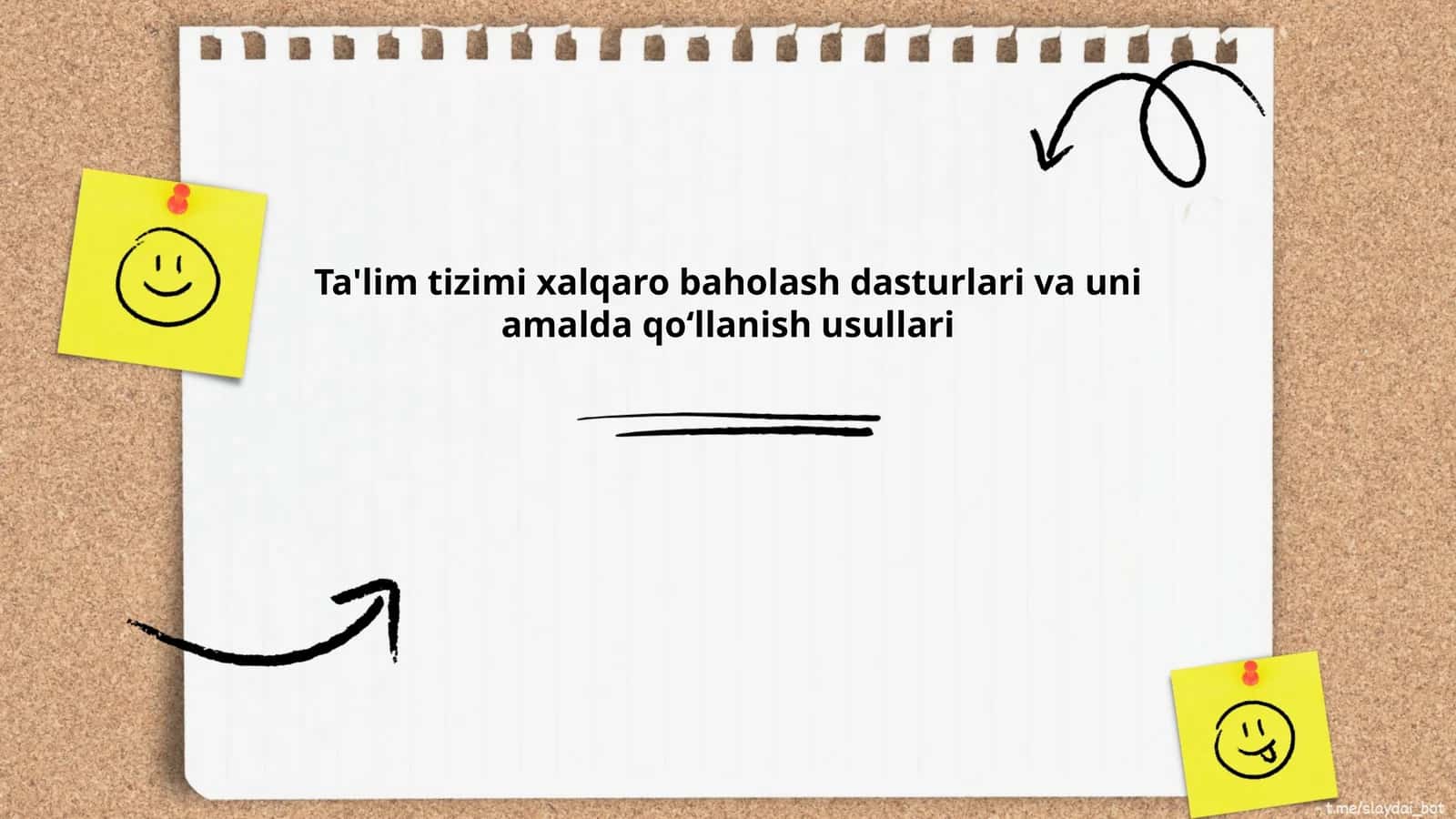 Ta'lim tizimi xalqaro baholash dasturlari va uni amalda qoʻllanish usullari