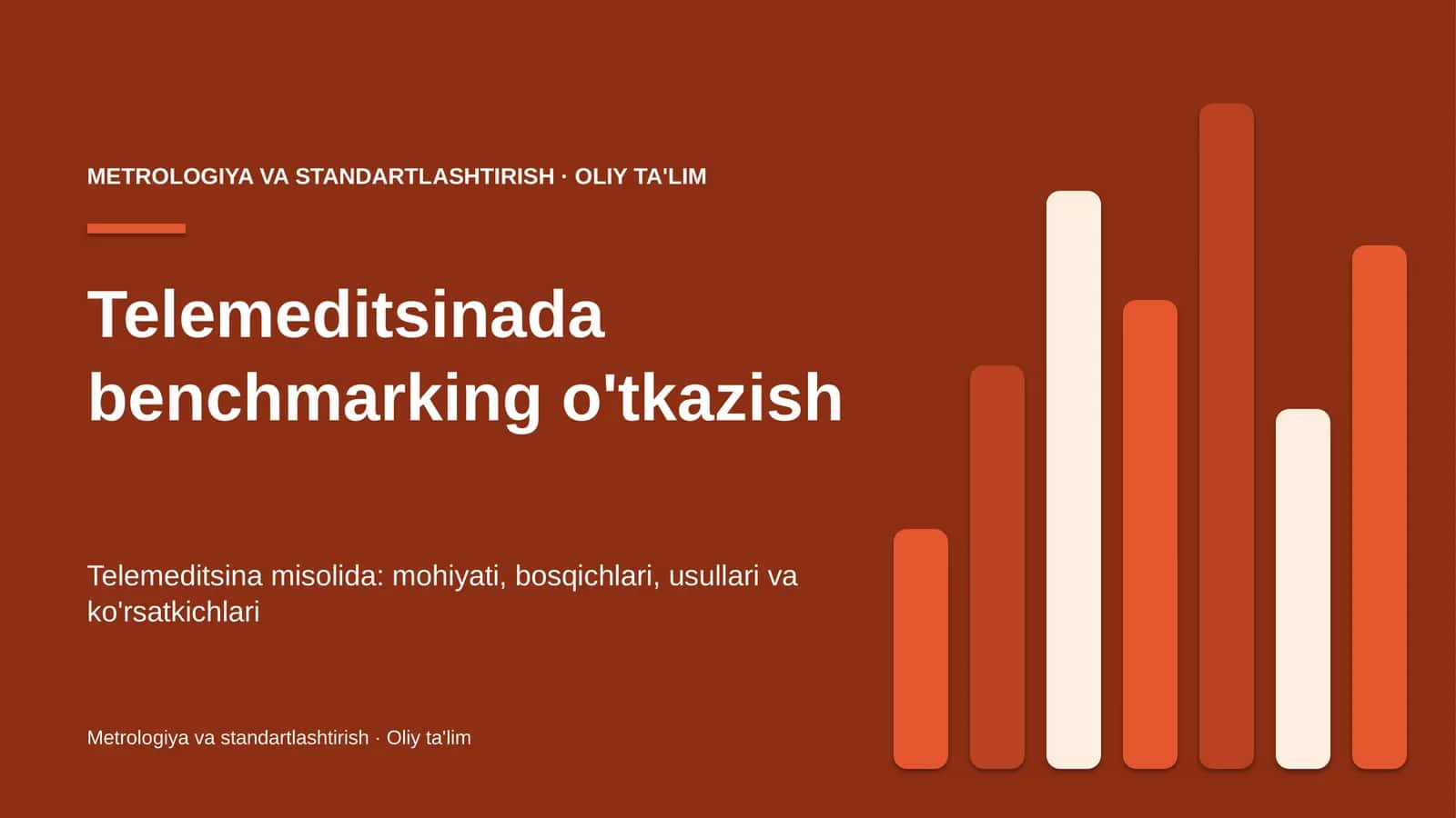 telemeditsinada benchmarking o'tkazish 8295