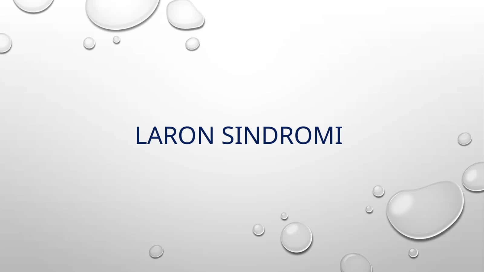 Laronsindromi