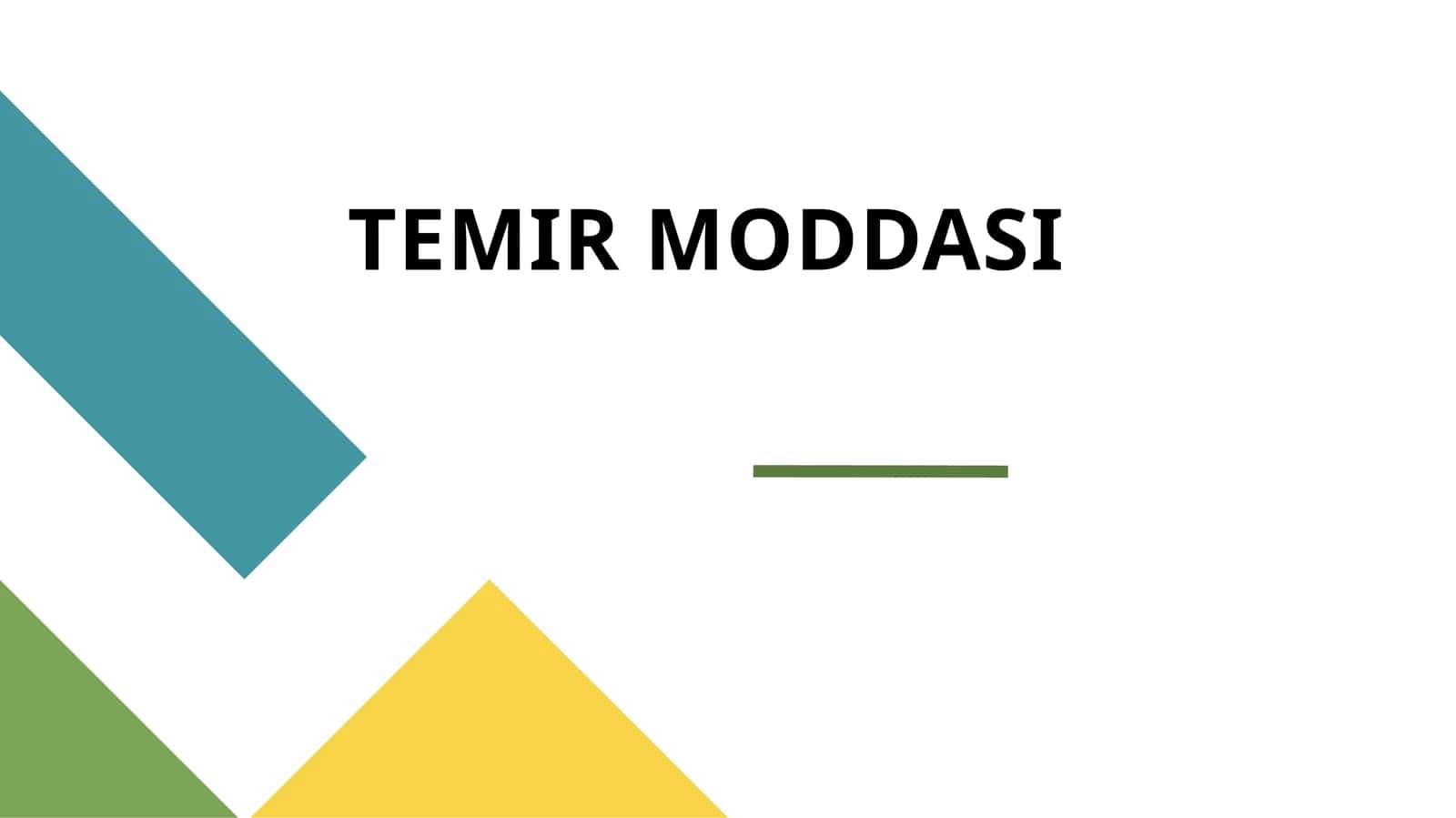 TEMIR MODDASI