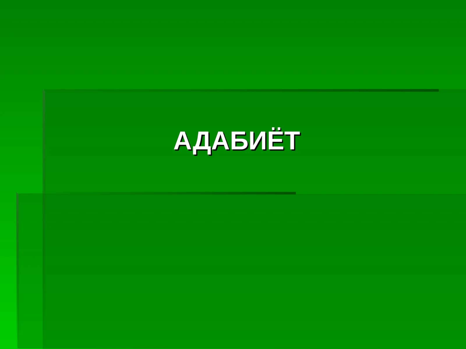 АДАБИЁТ