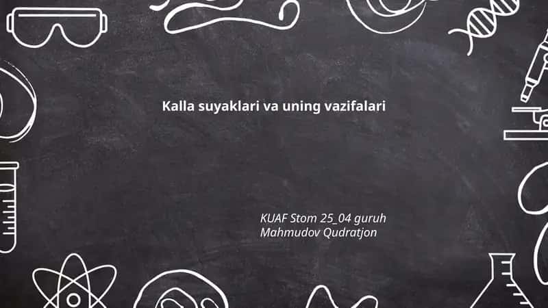 Kalla suyaklari va uning vazifalari