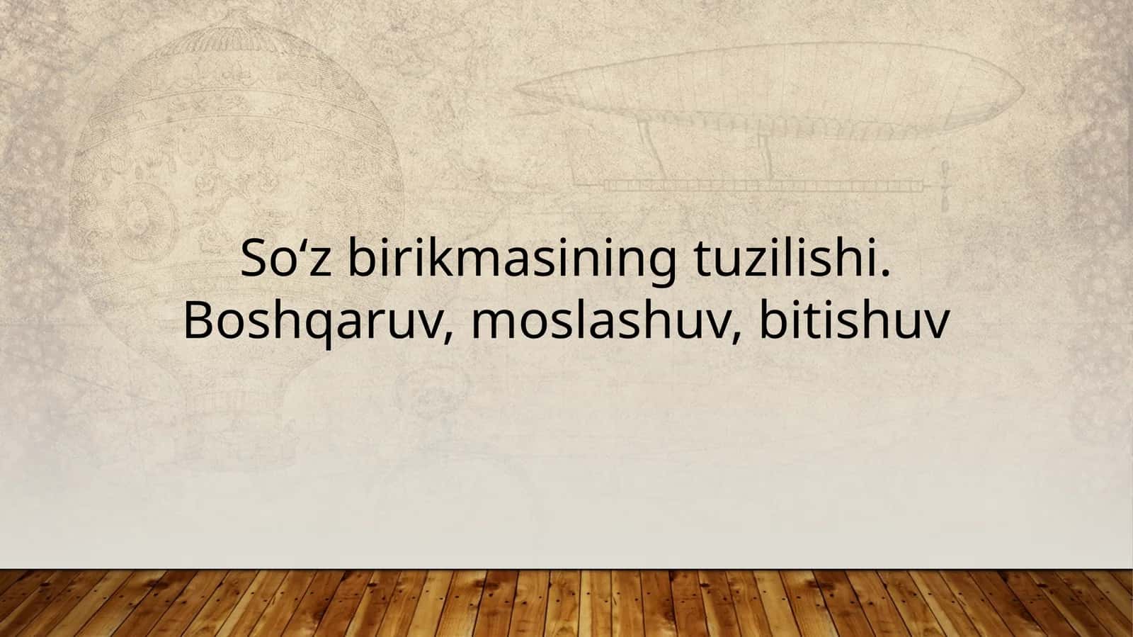 So‘zbirikmasining tuzilishi