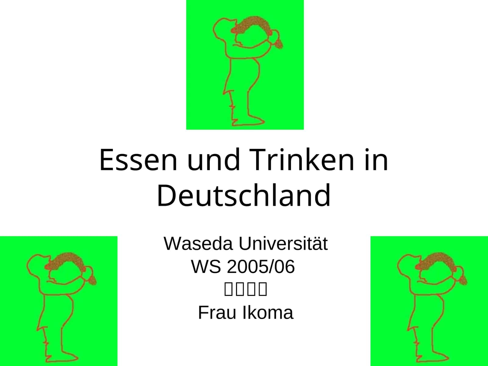 Essen und Trinken in Deutschland