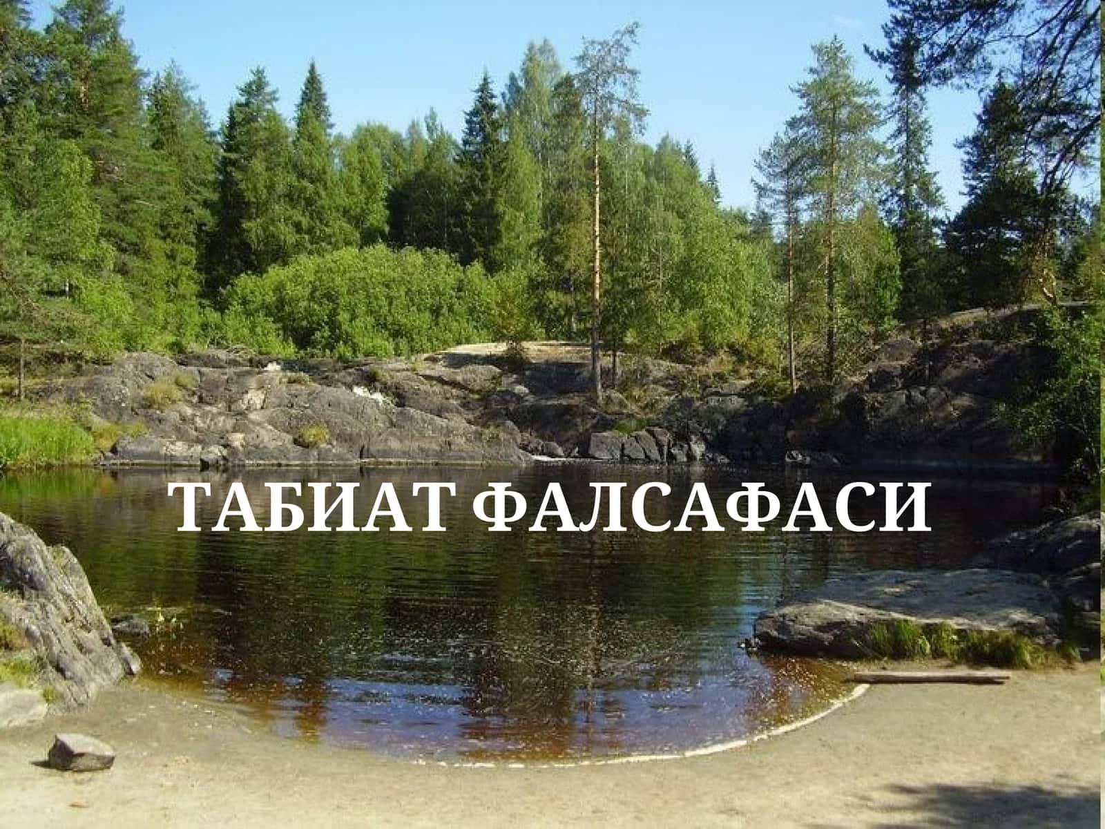 ТАБИАТ ФАЛСАФАСИ