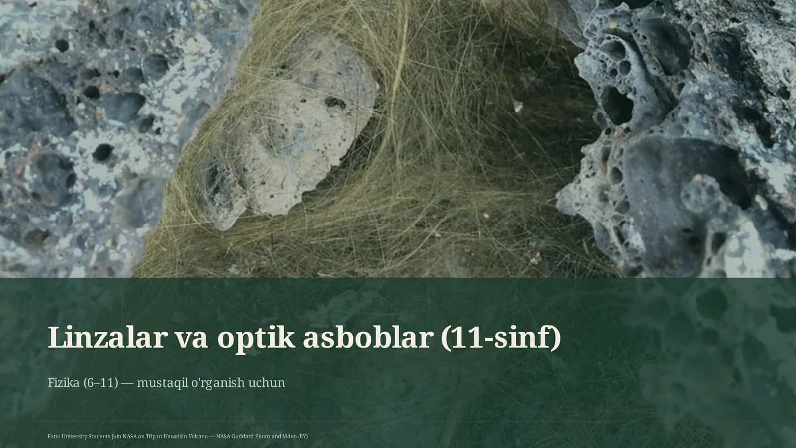 Linzalar va optik asboblar (11-sinf)