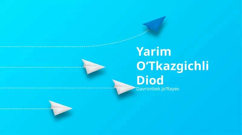 Yarim OʻTkazgichli Diod