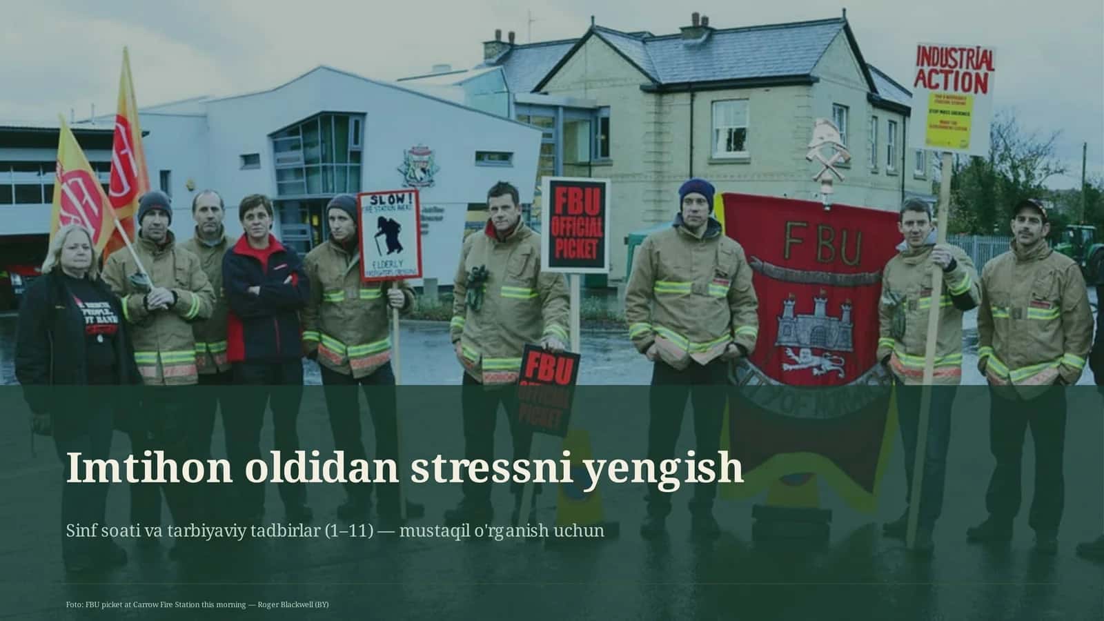 Sinf soati va tarbiyaviy tadbirlar (1– 11)