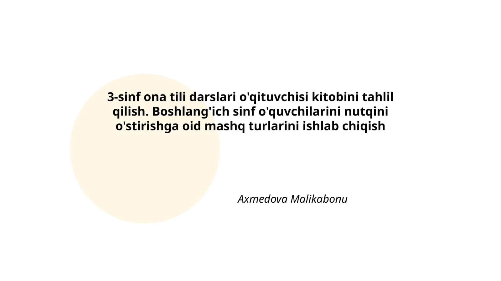 3-sinf ona tili darslari o'qituvchisi kitobi