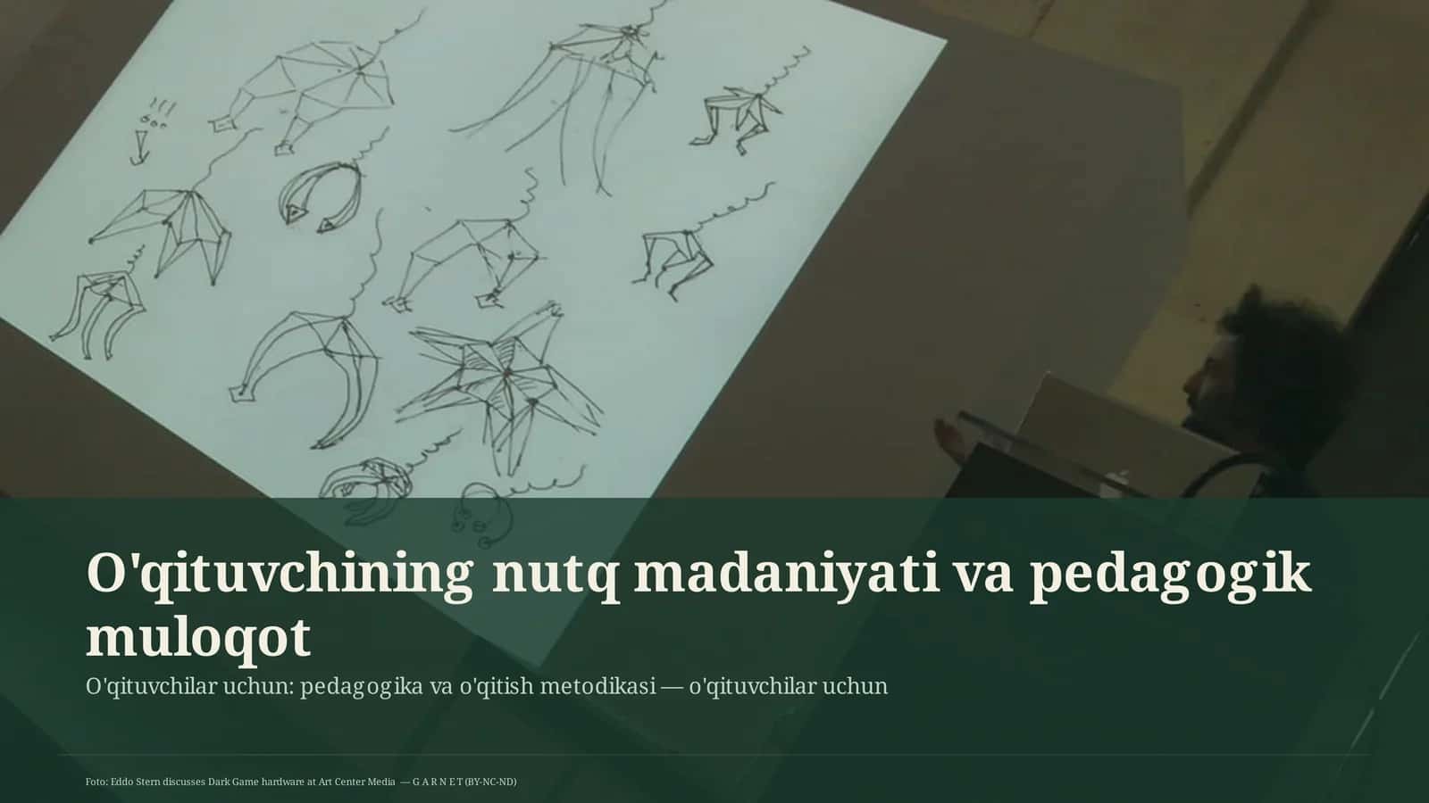 O'qituvchining nutq madaniyati va pedagogik muloqot