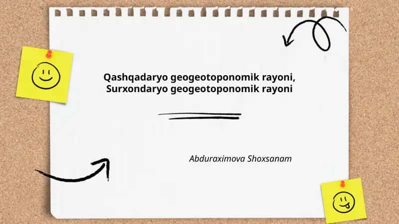 Abduraximova Shoxsanam