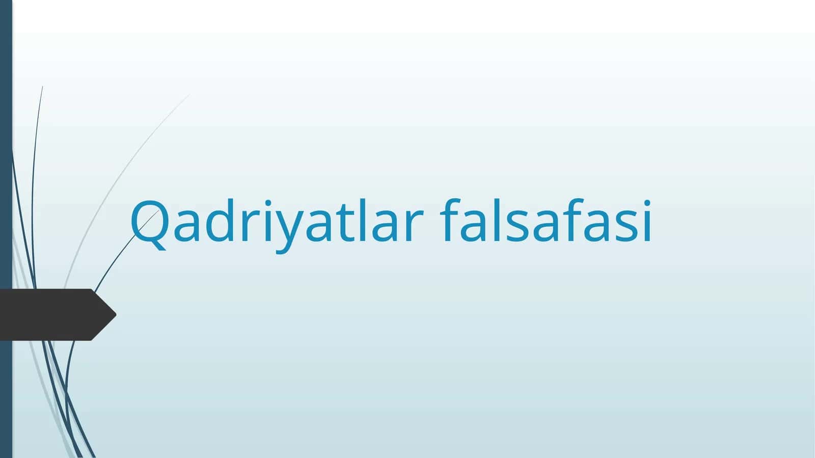 Qadriyatlarfalsafasi