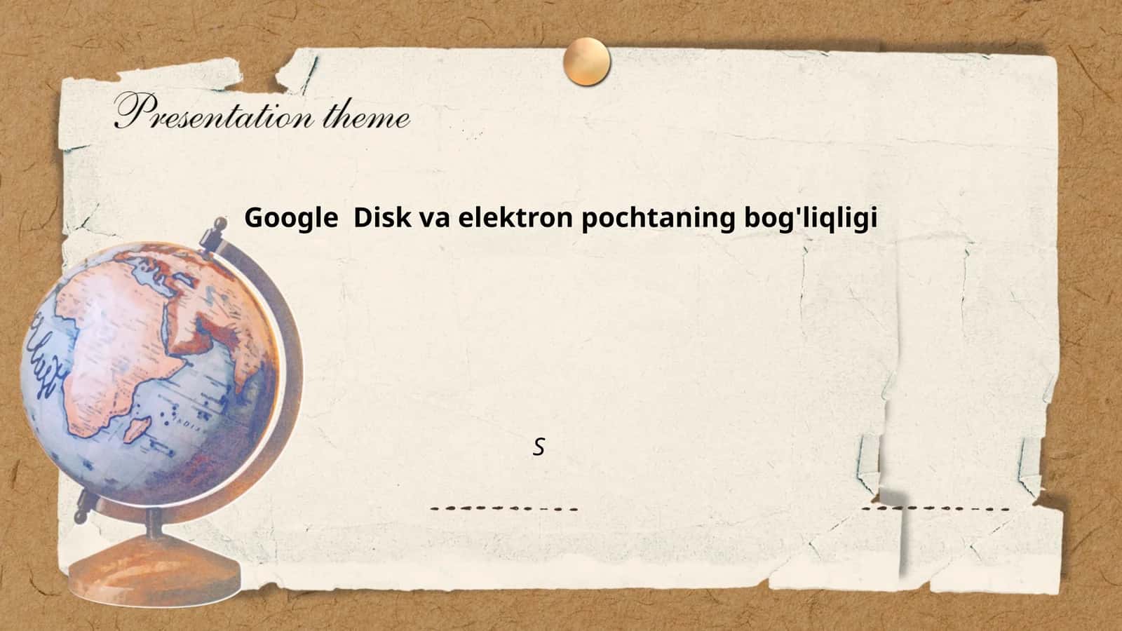 Google Disk va elektron pochtaning bog'liqligi