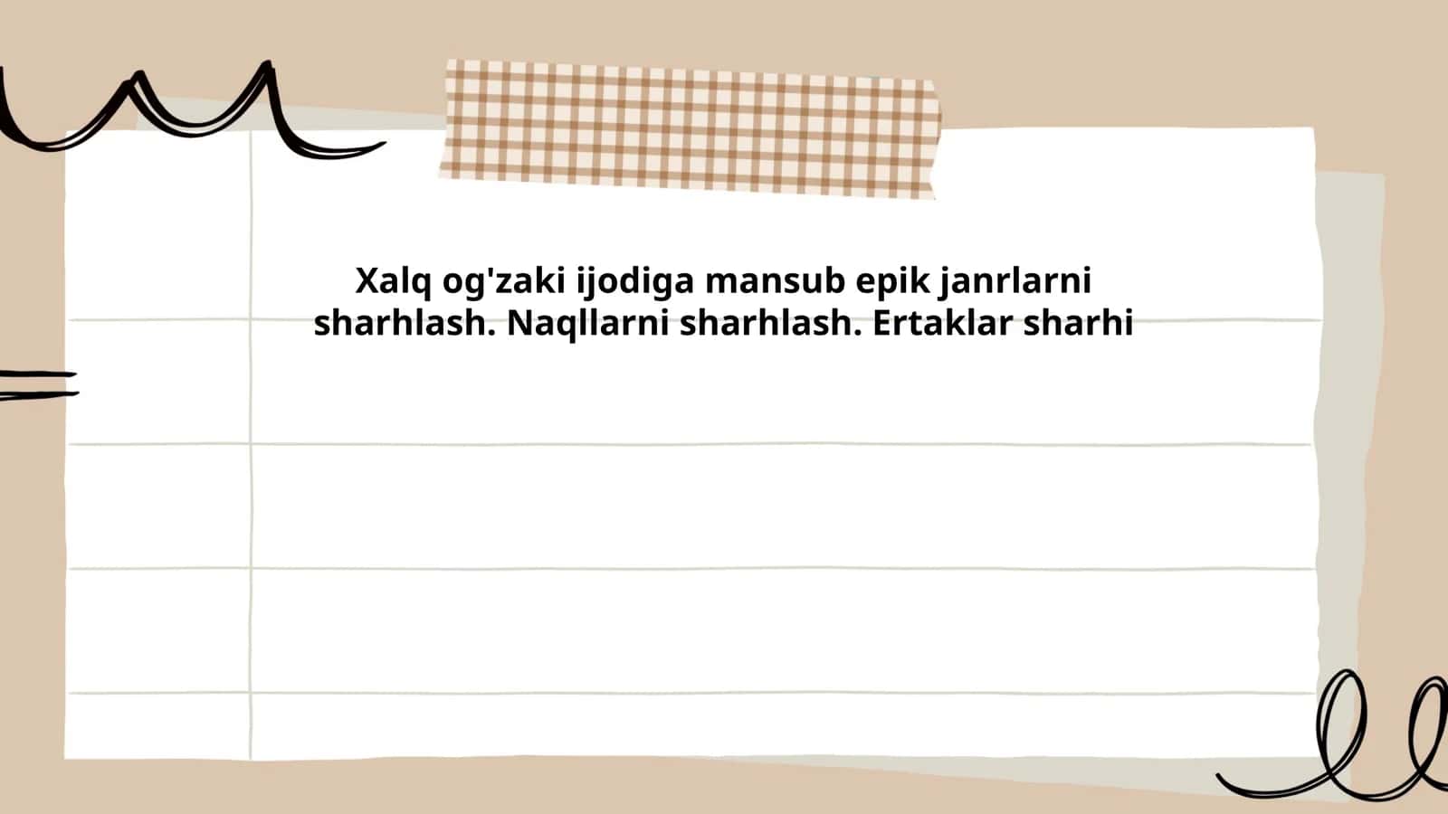 Qahramonlik dostonlari tahlili