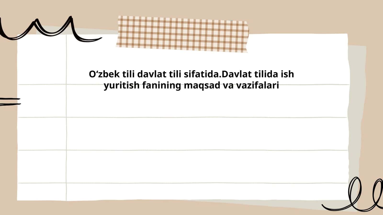 Oʻzbek tili: Tarixi va rivojlanishi