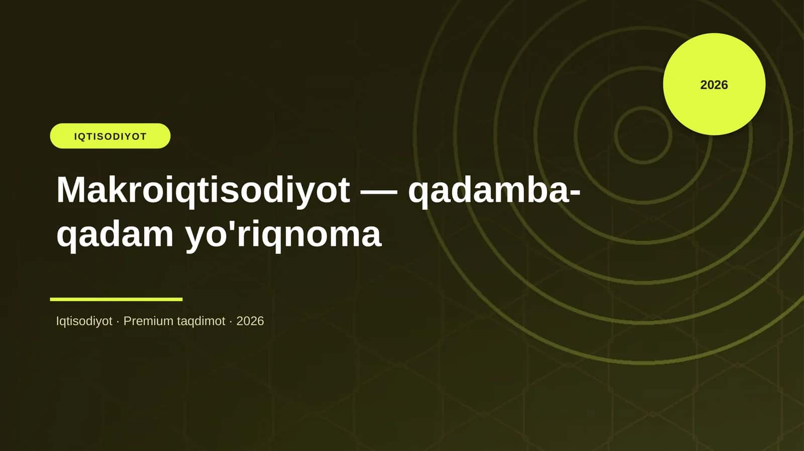 Makroiqtisodiyot — qadamba-qadam yo'riqnoma