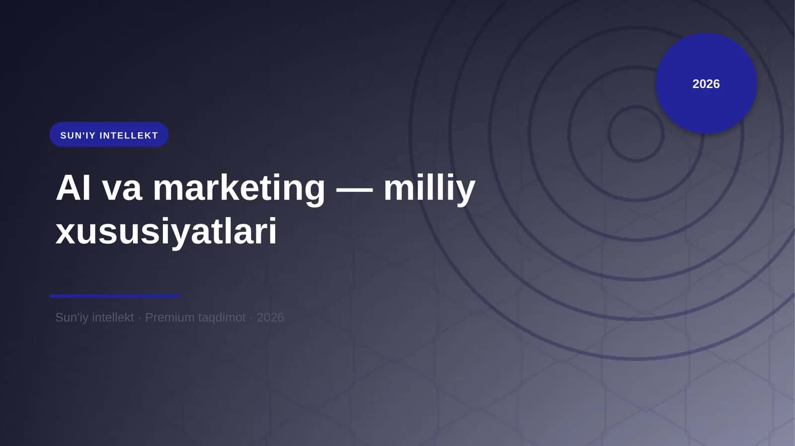 AI va marketing — milliy xususiyatlari
