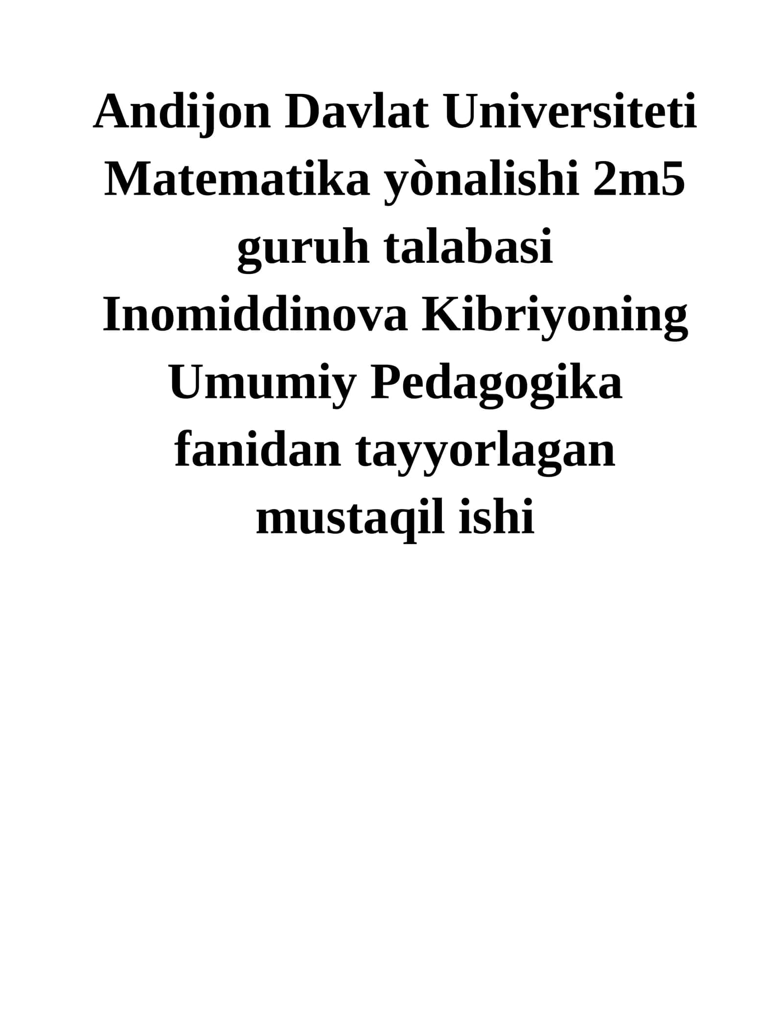 Sharq uyg‘onish davrida ta’lim va tarbiya taraqqiyoti