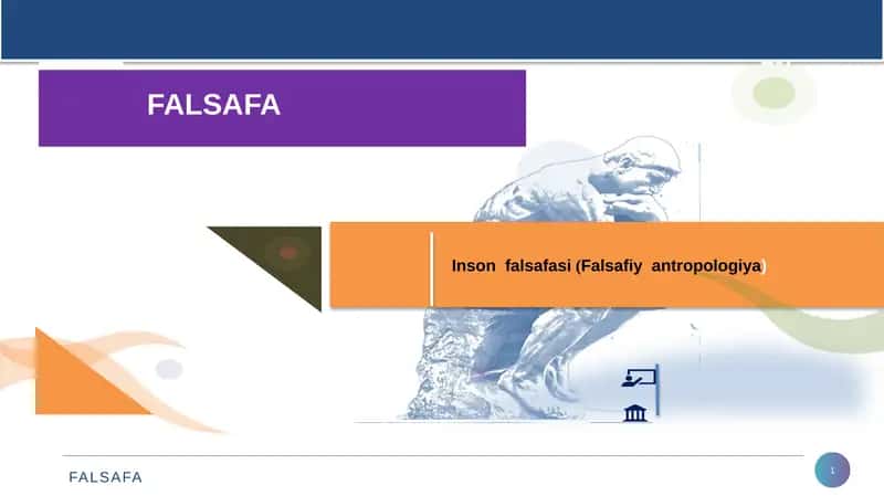 Insоn falsafasi (Falsafiy antropologiya)