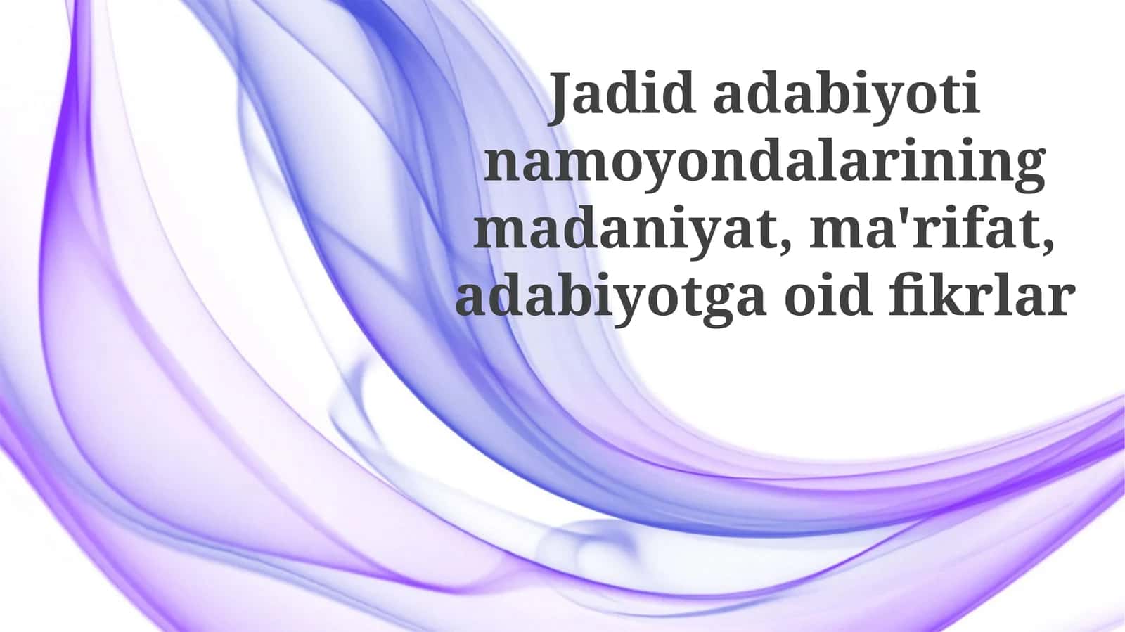 Eliotning an'ana va adabiy ta'lim haqidagi g'oyalari