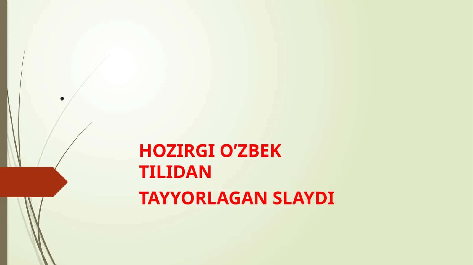 RAVISH SO`Z TURKUMI TURLARI