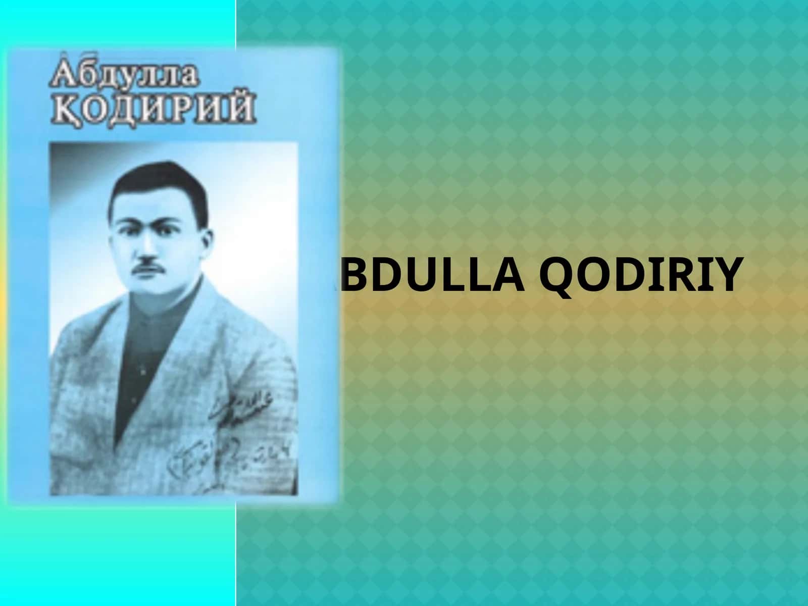 Adib hayotiga nazar