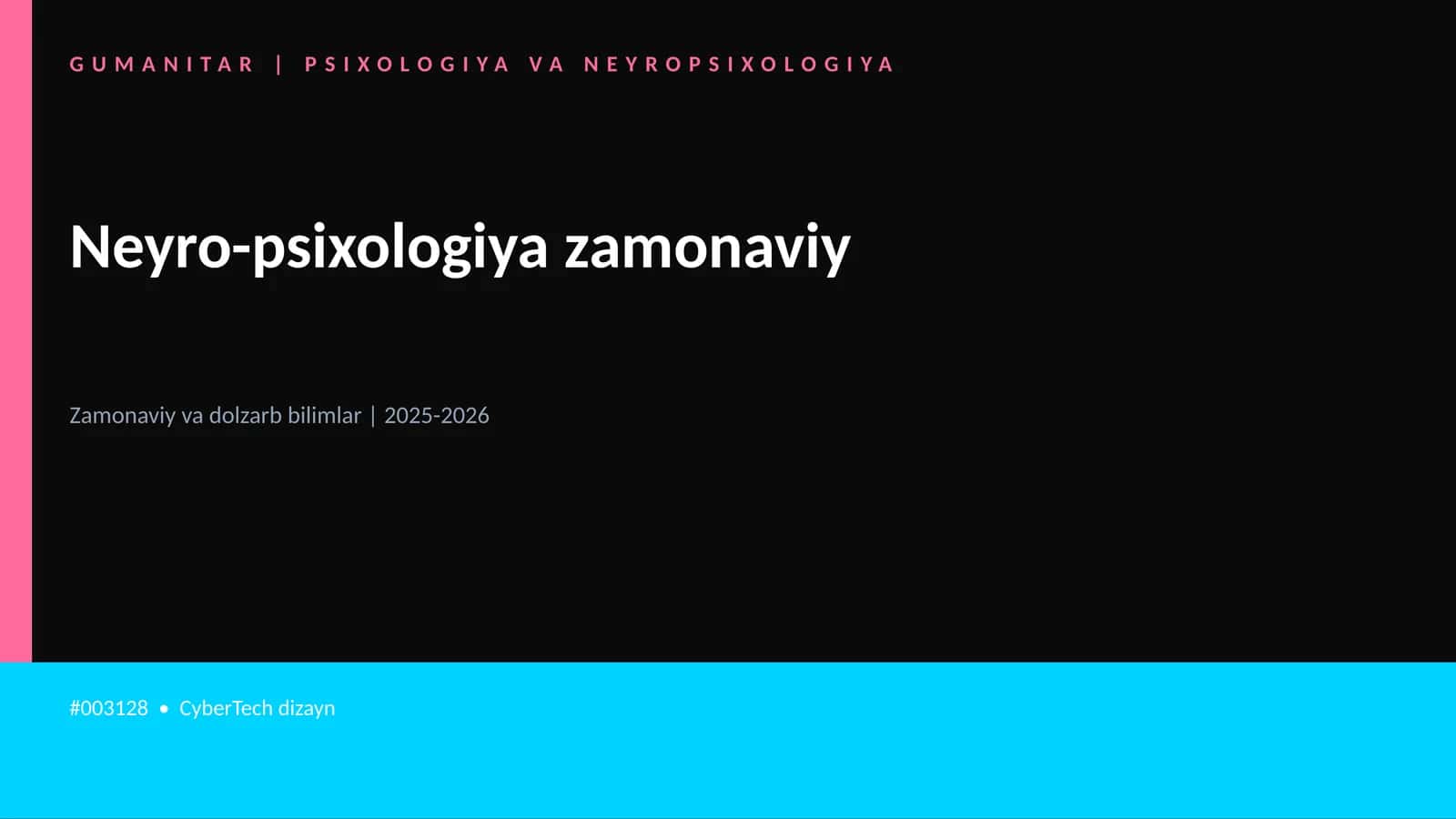 Neyro-psixologiya zamonaviy