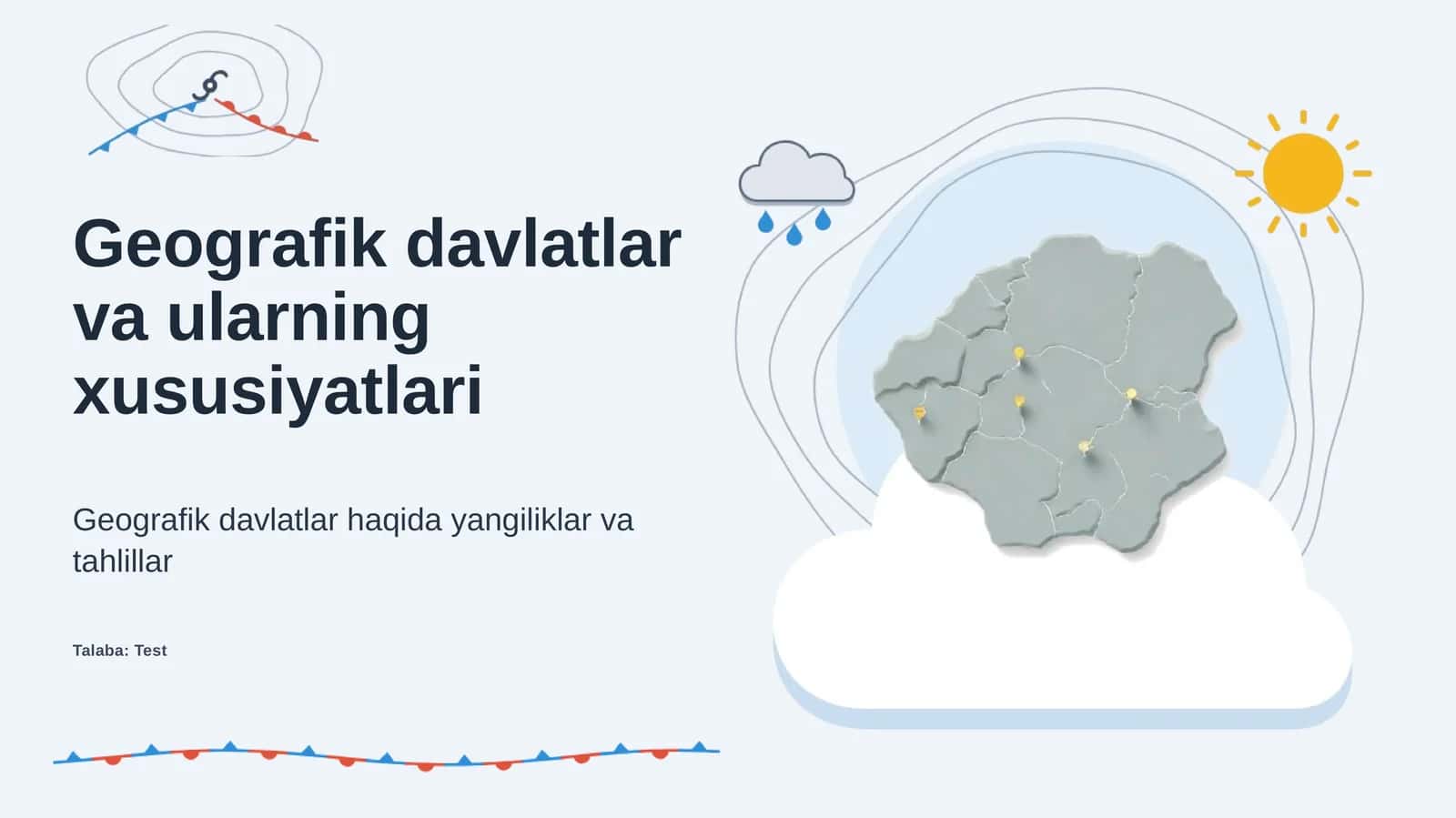 Geografik davlatlar va ularning xususiyatlari