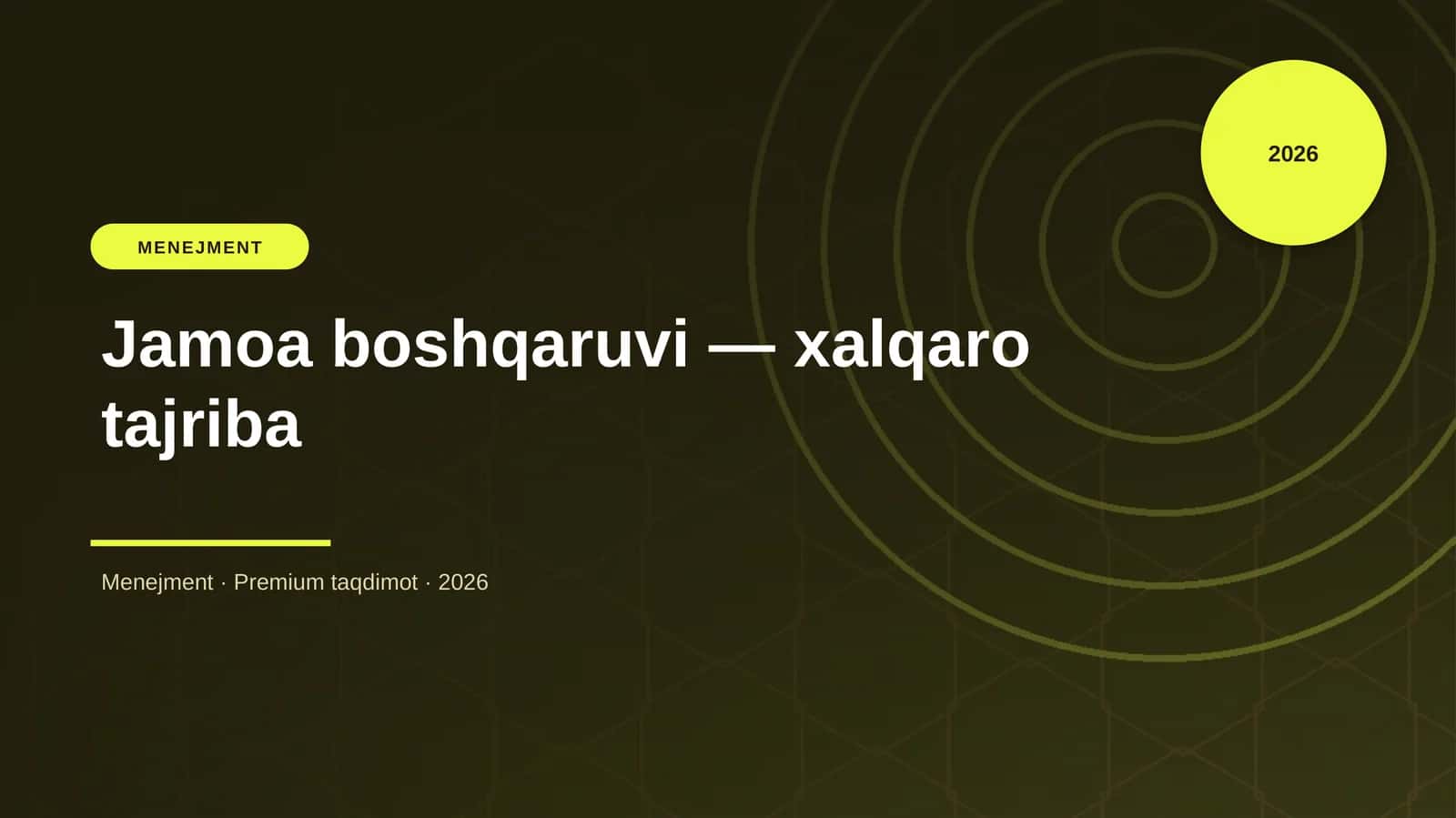 MENEJMENT