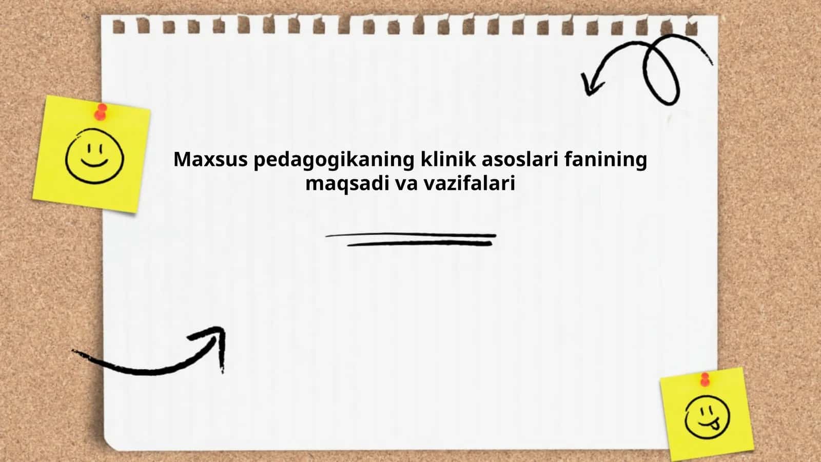 Maxsus Pedagogikaning Klinik Asoslari Fanining Maqsadi va Vazifalari