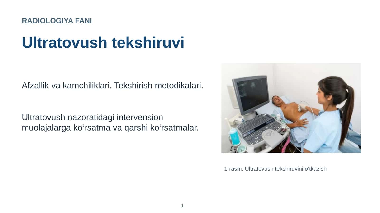 Ultratovush tekshiruvi