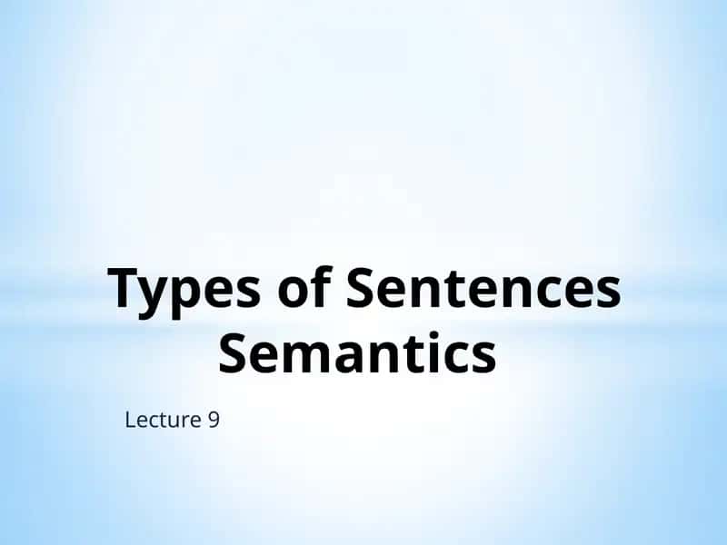 Lecture 9